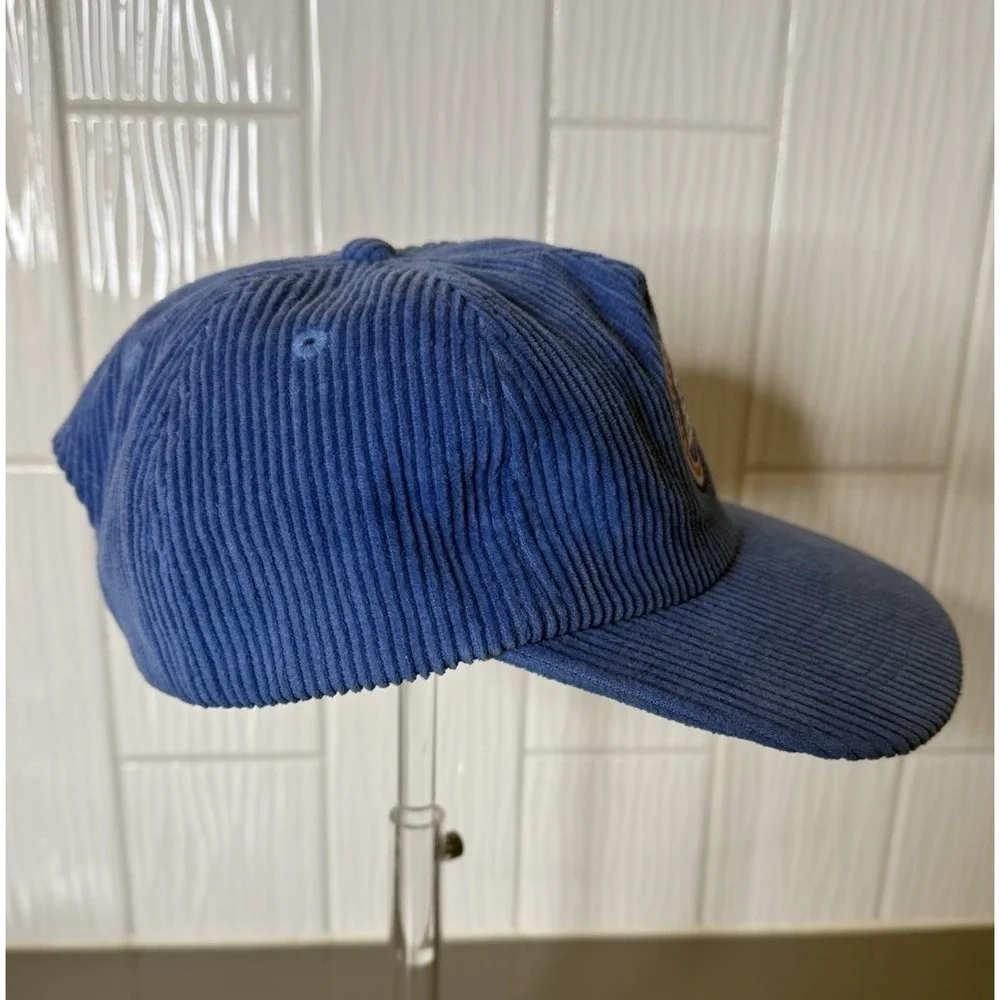 TGR Grateful Dead Corduroy Hat Blue Good Ol Teton Gravity Research Snapback EUC